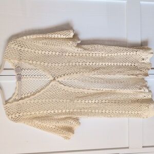 Vintage Fiorlini Plus Crochet Cardigan Size 18/20